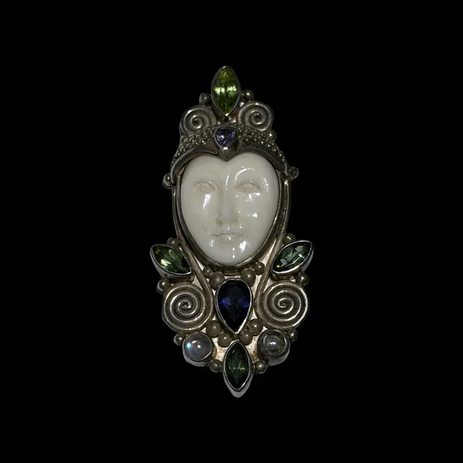 Moon Face Pendant