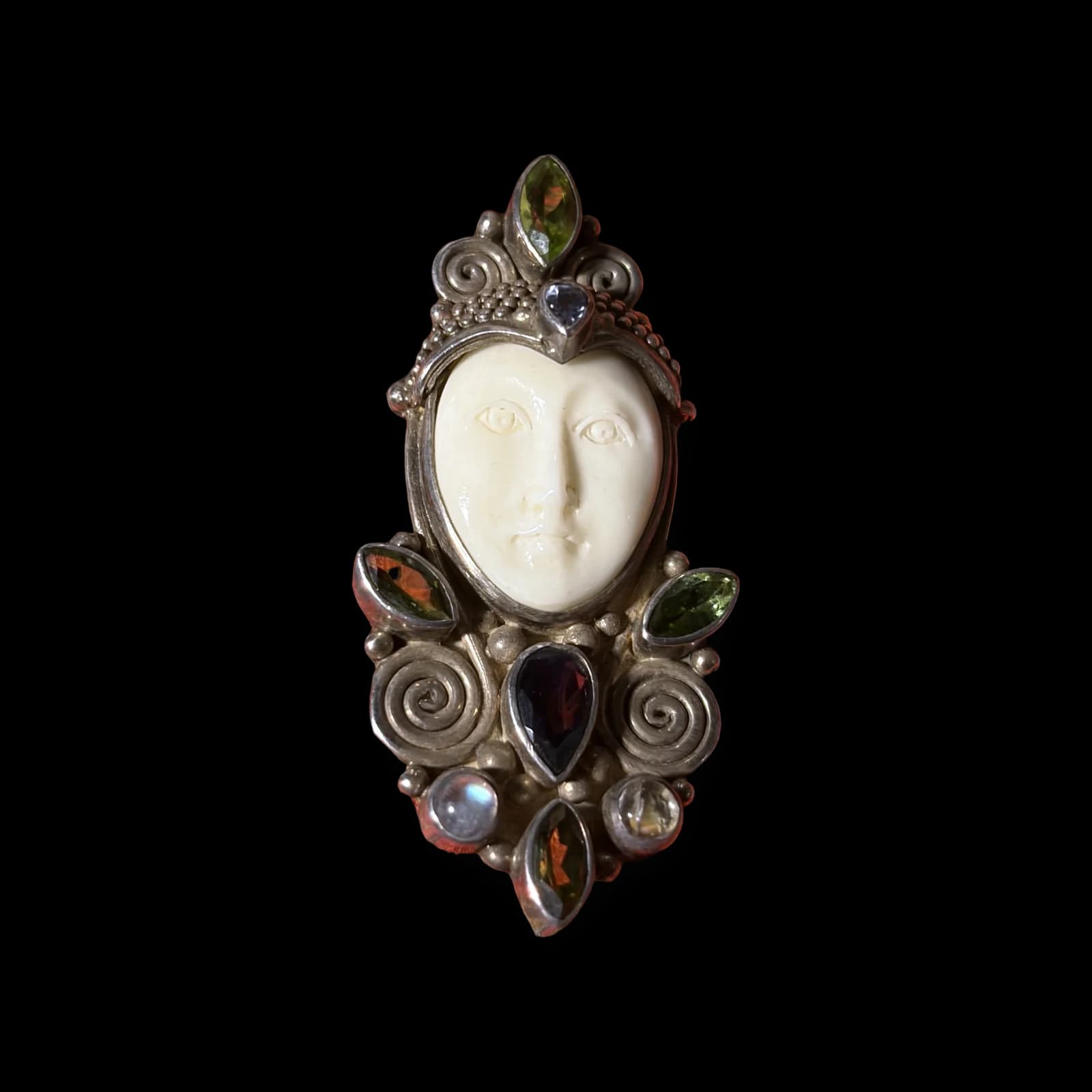 Moon Face Pendant